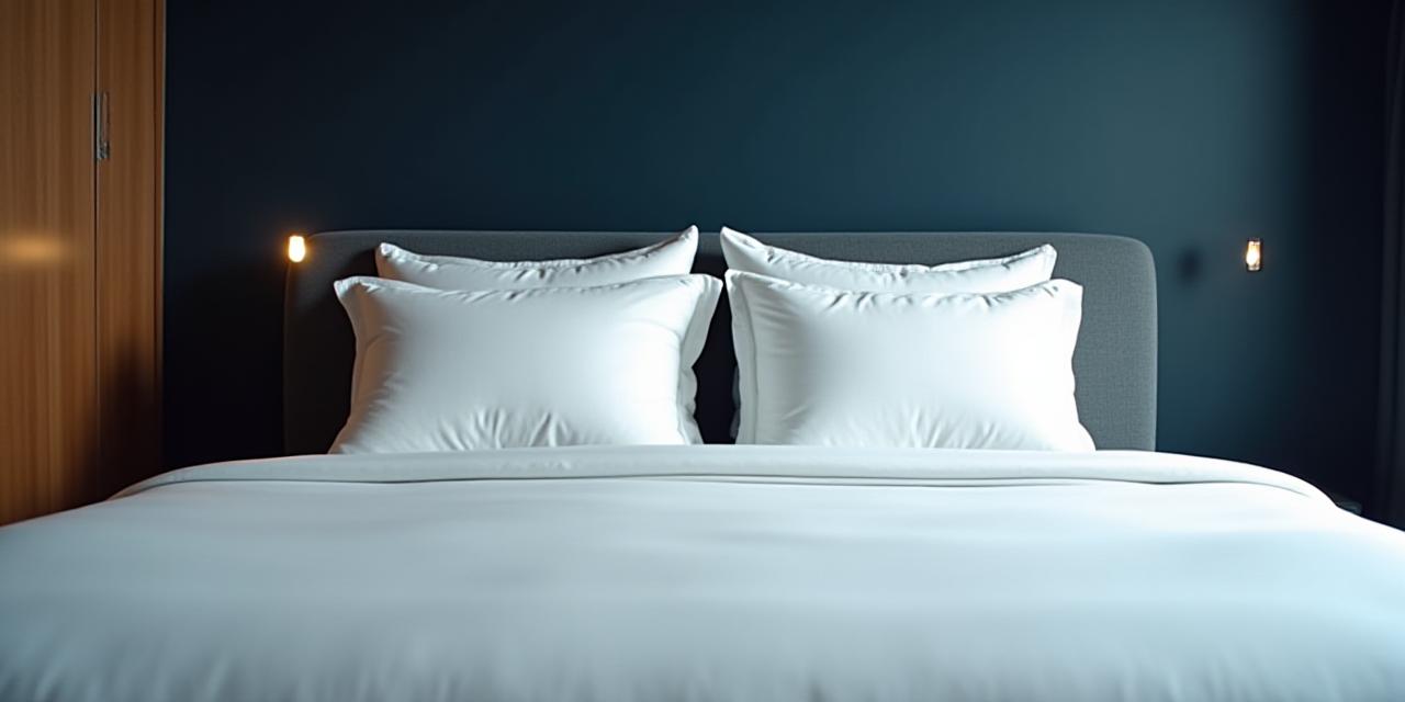 A serene bedroom with premium Zephyr Dreams pillows